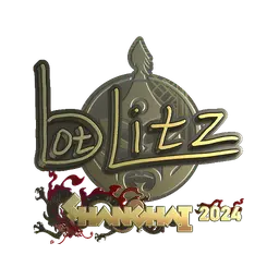 Sticker | bLitz (Gold) | Shanghai 2024