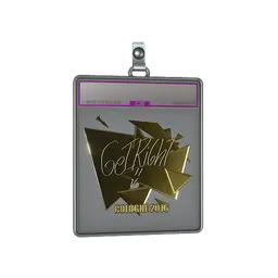Sticker Slab | GeT_RiGhT (Gold) | Cologne 2016