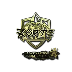 Sticker | zorte (Gold) | Antwerp 2022