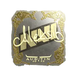 Sticker | Aleksib (Gold) | Austin 2025