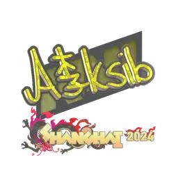 Sticker | Aleksib (Glitter) | Shanghai 2024