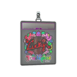 Sticker Slab | Lucky (Holo) | Budapest 2025