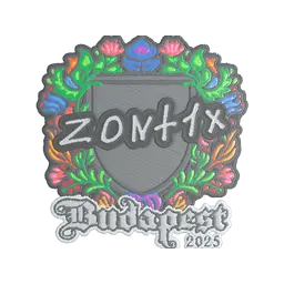 Sticker | zont1x (Embroidered) | Budapest 2025