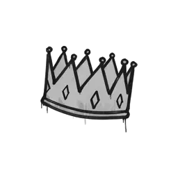 Sealed Graffiti | King Me (Shark White)