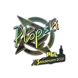 Sticker | Plopski (Holo) | Stockholm 2021
