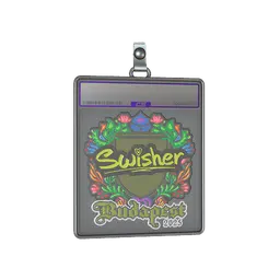 Sticker Slab | Swisher (Embroidered) | Budapest 2025