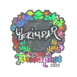 Sticker | YEKINDAR (Holo) | Budapest 2025
