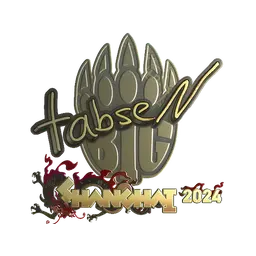 Sticker | tabseN (Gold) | Shanghai 2024