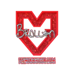 Sticker | Brollan (Glitter) | Copenhagen 2024