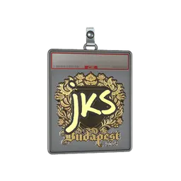 Sticker Slab | jks (Gold) | Budapest 2025