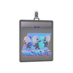 Sticker Slab | Move It (Holo)