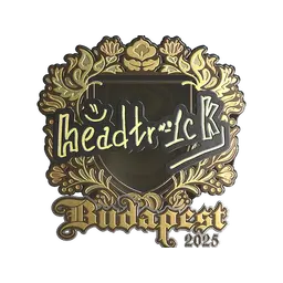 Sticker | headtr1ck (Gold) | Budapest 2025
