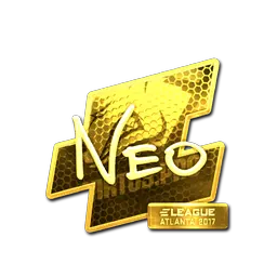 Sticker | NEO (Gold) | Atlanta 2017