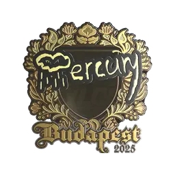 Sticker | Mercury (Gold) | Budapest 2025