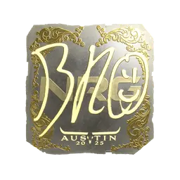 Sticker | br0 (Gold) | Austin 2025