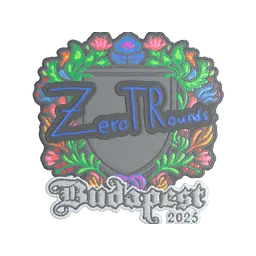 Sticker | ztr (Embroidered) | Budapest 2025