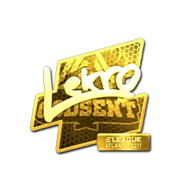 Sticker | Lekr0 (Gold) | Atlanta 2017