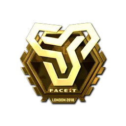 Sticker | Space Soldiers (Gold) | London 2018