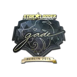Sticker | gade (Gold) | Berlin 2019