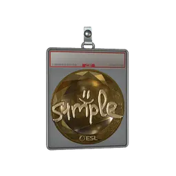 Sticker Slab | s1mple (Gold) | Katowice 2019