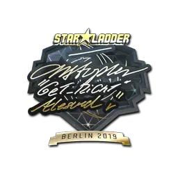 Sticker | GeT_RiGhT (Gold) | Berlin 2019