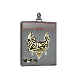 Sticker Slab | ZywOo (Gold) | Paris 2023
