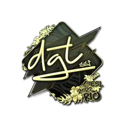 Sticker | dgt (Gold) | Rio 2022