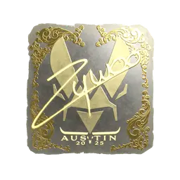 Sticker | ZywOo (Gold) | Austin 2025
