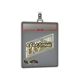 Sticker Slab | electronic (Gold) | Paris 2023