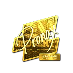 Sticker | pronax (Gold) | Atlanta 2017