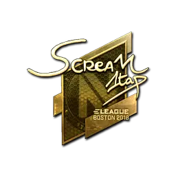 Sticker | ScreaM (Gold) | Boston 2018