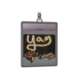 Sticker Slab | yam (Gold) | Cologne 2015