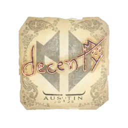Sticker | decenty | Austin 2025