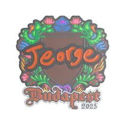 Sticker | jeorge (Embroidered) | Budapest 2025