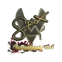 Sticker | Spinx (Gold) | Shanghai 2024