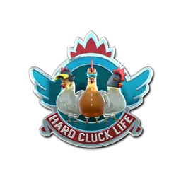 Sticker | Hard Cluck Life (Foil)