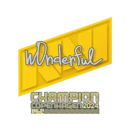Sticker | w0nderful (Champion) | Copenhagen 2024