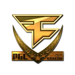 Sticker | FaZe Clan (Gold) | Krakow 2017