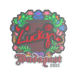 Sticker | Lucky (Embroidered) | Budapest 2025