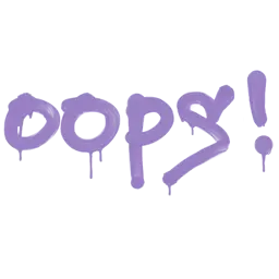 Sealed Graffiti | Oops (Violent Violet)