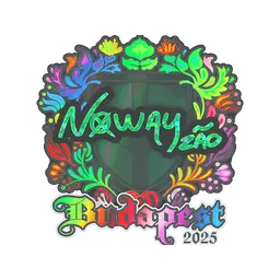 Sticker | noway (Holo) | Budapest 2025