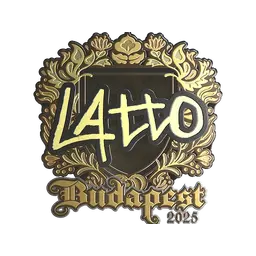 Sticker | latto (Gold) | Budapest 2025