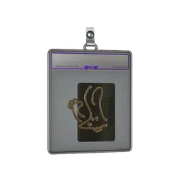 Sticker Slab | Hello FAMAS (Gold)