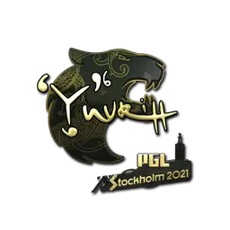 Sticker | yuurih (Gold) | Stockholm 2021