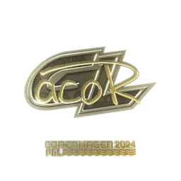 Sticker | acoR (Gold) | Copenhagen 2024