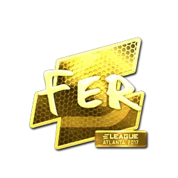 Sticker | fer (Gold) | Atlanta 2017