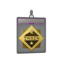 Sticker Slab | Train (Gold)
