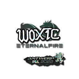 Sticker | woxic (Glitter) | Antwerp 2022