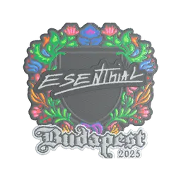 Sticker | esenthial (Embroidered) | Budapest 2025