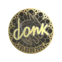 Sticker | donk (Gold) | Cologne 2026